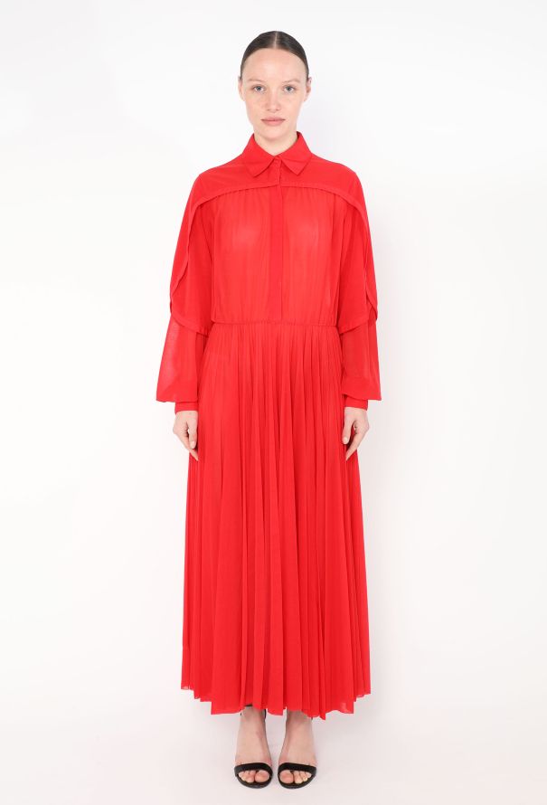 Céline CAMPAIGN S/S 2017 Tulip-Sleeve Dress - 3 Céline CAMPAIGN S/S 2017 Tulip-Sleeve Dress - 3