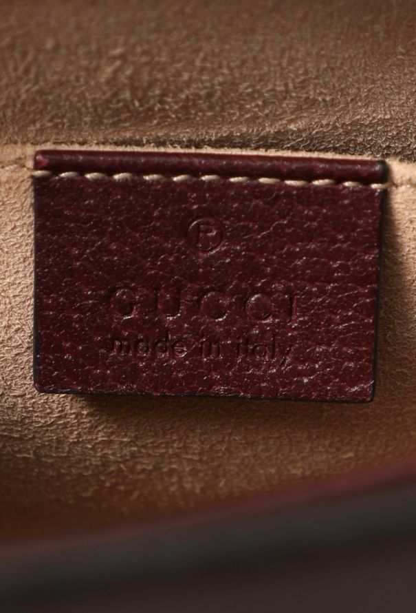 Gucci Burgundy Ophidia Small Shoulder Bag - 11