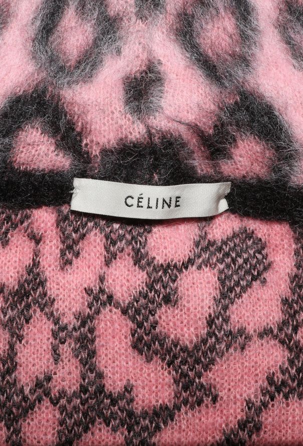 Céline Fall 2014 Leopard Mohair Sweater - 6