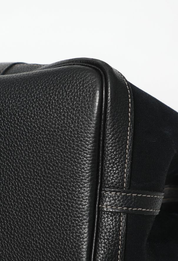 Hermès Black Toile & Négonda Garden Party 36 Bag - 9