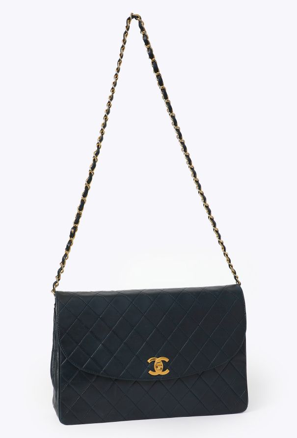 Chanel Vintage Quilted Half Moon Shoulder Bag - 2