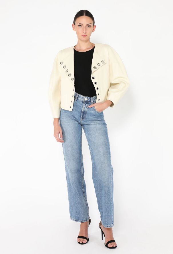 Chloé S/S 2023 Studded Leather Jacket - 4