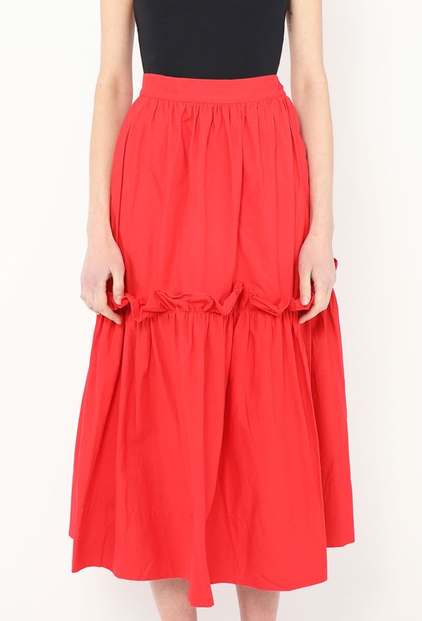 Saint Laurent S/S 1977 Ruffled Peasant Skirt - 3