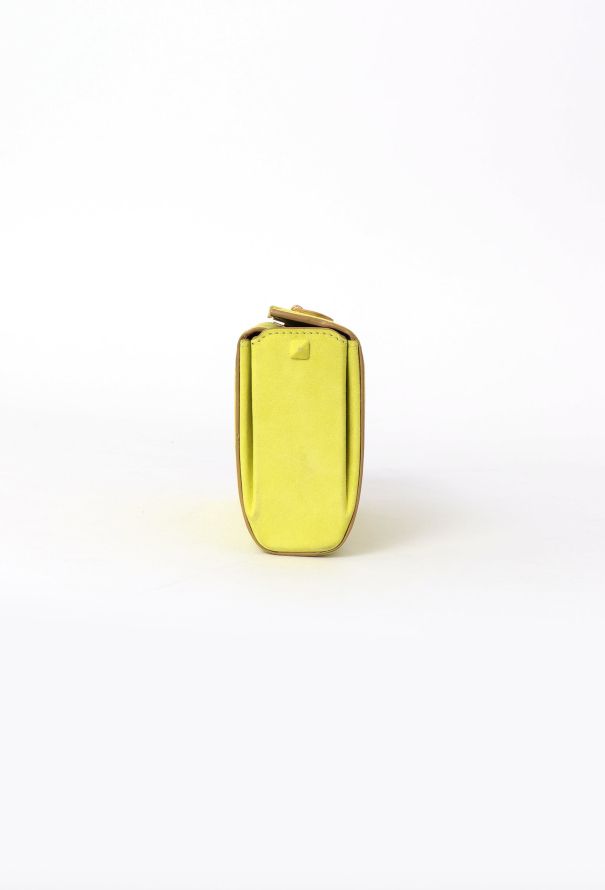Valentino Yellow Suede Clutch - 6 Valentino Yellow Suede Clutch - 6