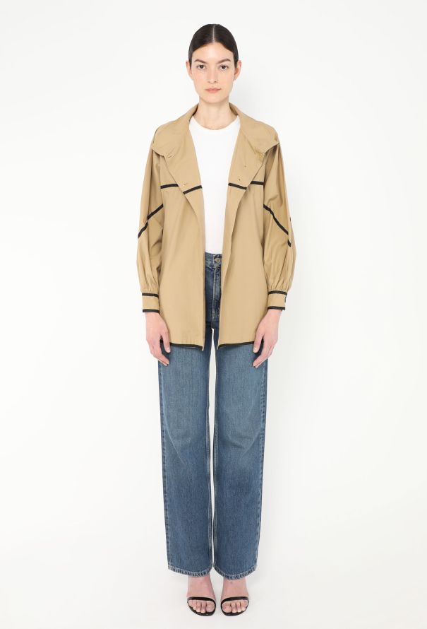 Fendi '70s Grosgrain Trim Overshirt - 2