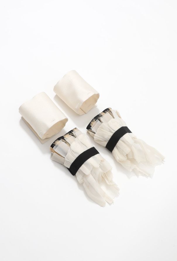 Chanel Ruffled Cuffs - 4 Chanel Ruffled Cuffs - 4