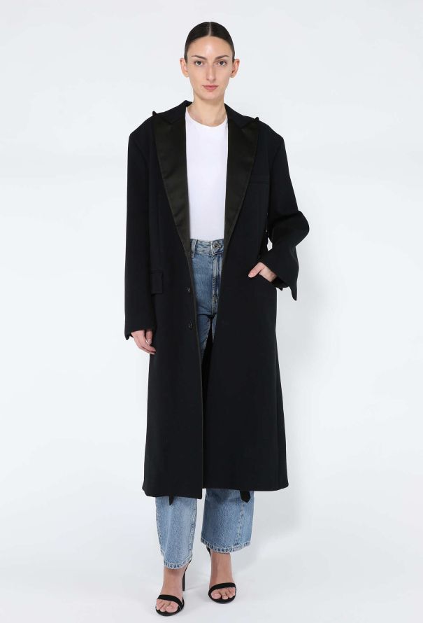 Céline Iconic F/W 2017 Notched Smoking Coat - 5