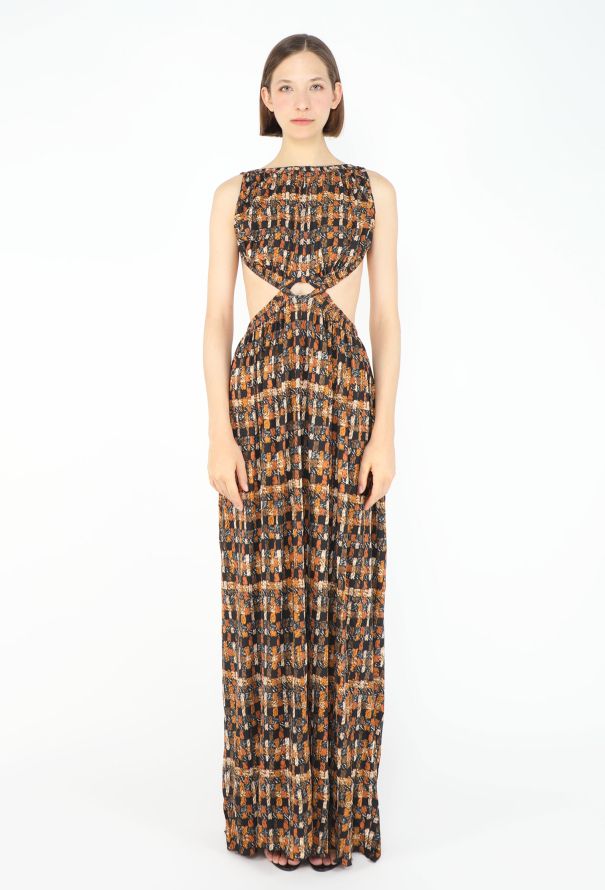 Céline COLLECTOR S/S 2017 Open-Back Basketweave Dress - 2