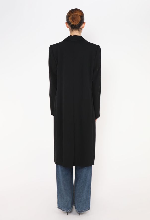 Saint Laurent Vintage Crêpe Smoking Coat - 5