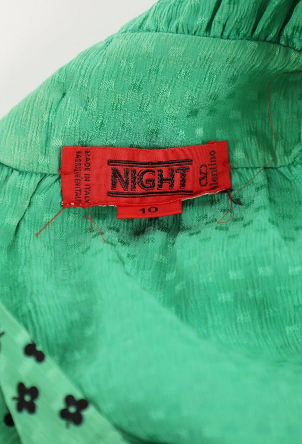 Valentino '90s Clover Print Silk Dress - 5