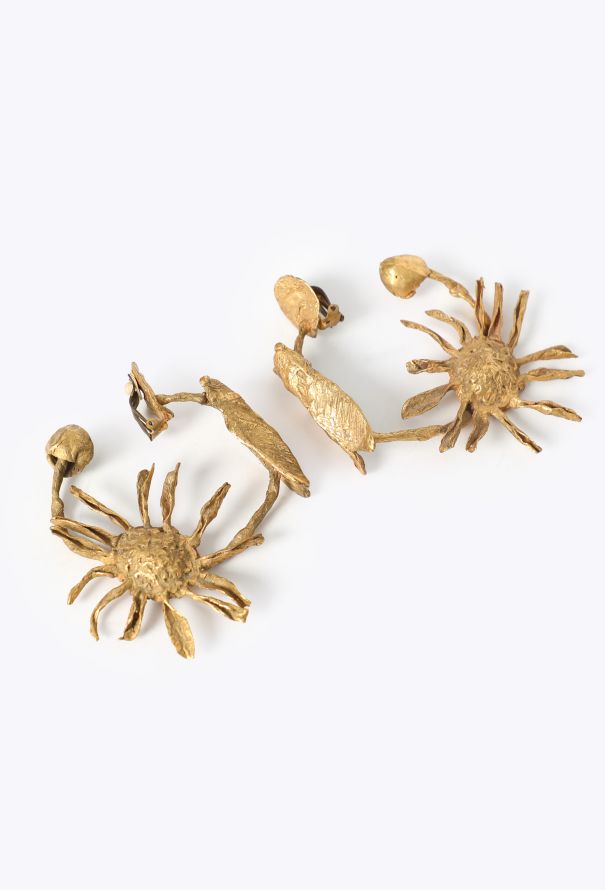 Christian Lacroix '80s Haute Couture Sculpted Clip Earrings - 5