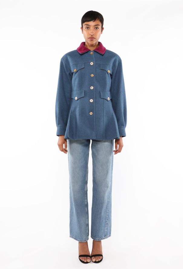 Chanel Flared Military Peacoat, F/W 1991 - 4