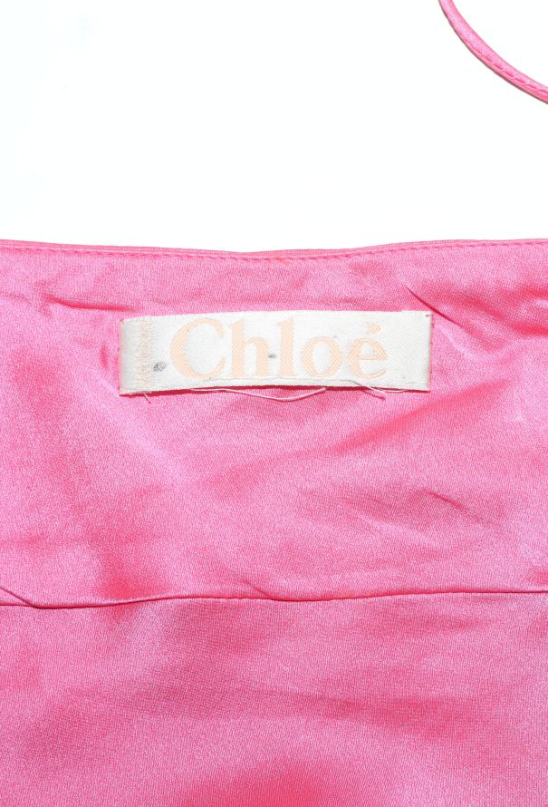 Chloé Late '90s Cropped Silk Camisole - 4