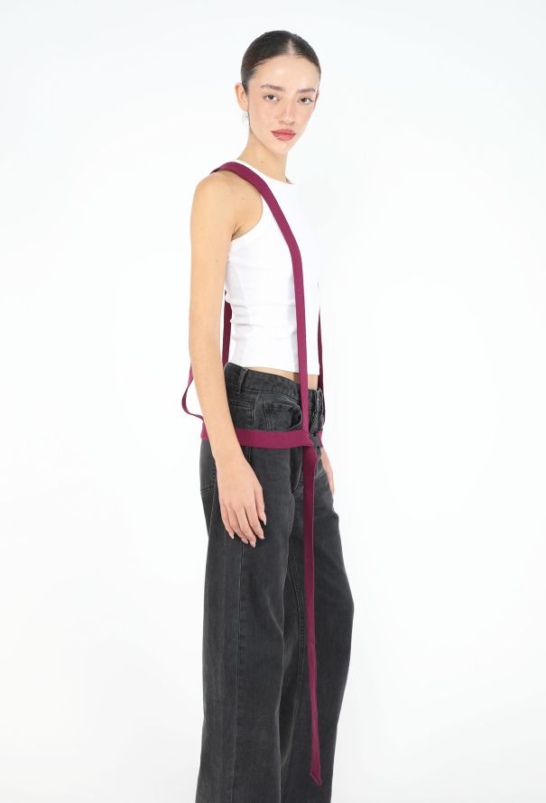 Helmut Lang Collector S/S 2003 Buckled Suspenders - 6