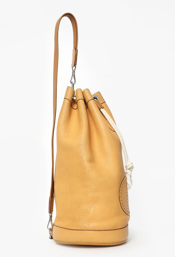 Hermès Vintage Sable Clémence Lunch Bag - 3