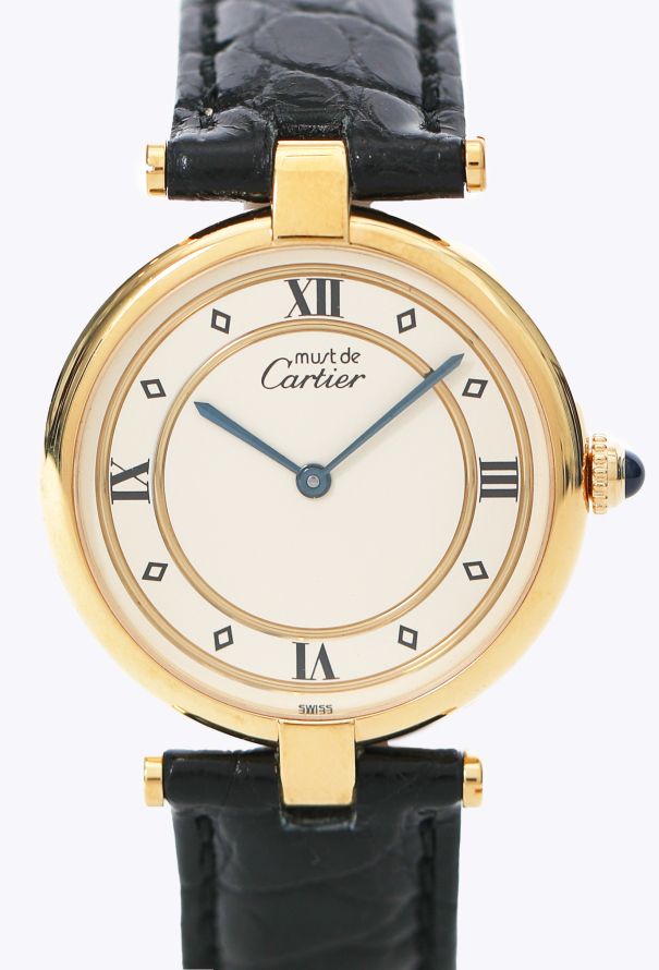 Cartier Vintage Vermeil Vendôme Must GM Watch - 3