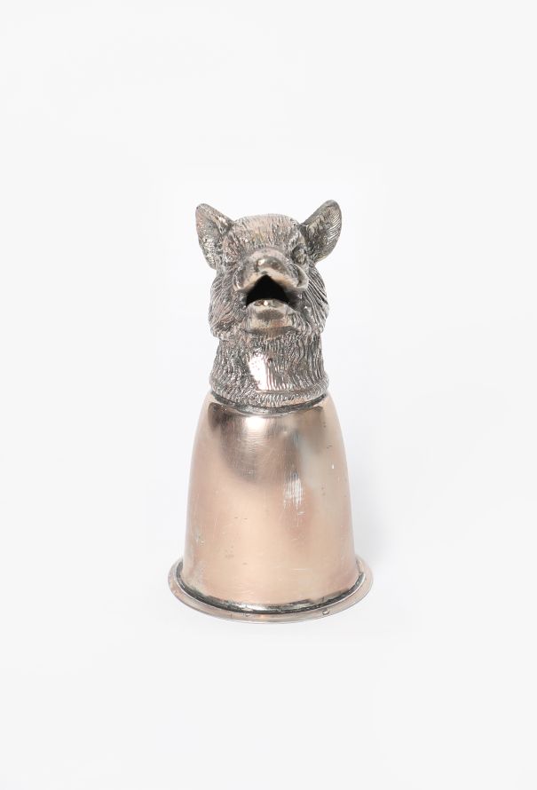 Gucci '70s Sculpted Boar Head Chalice - 4