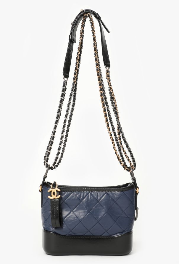 Chanel Navy Small Gabrielle Hobo Bag - 2