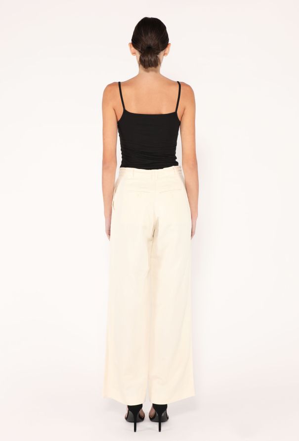 The Row S/S 2022 Dandy Linen Trousers - 5