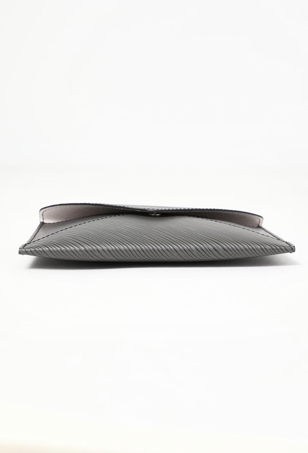 Matte Black Epi Envelope Pouch | Authentic & Vintage | ReSee