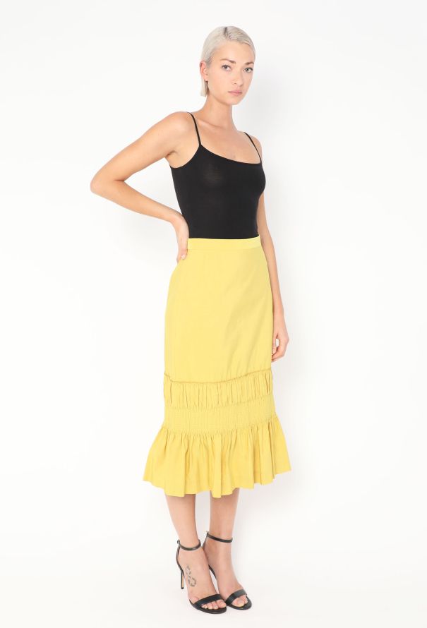 Dries Van Noten S/S 2017 Fluted Linen Skirt - 4 Dries Van Noten S/S 2017 Fluted Linen Skirt - 4