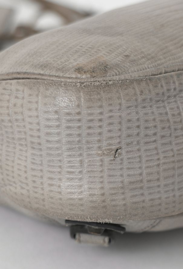 Balenciaga Grey Embossed Classic Hip Bag - 10