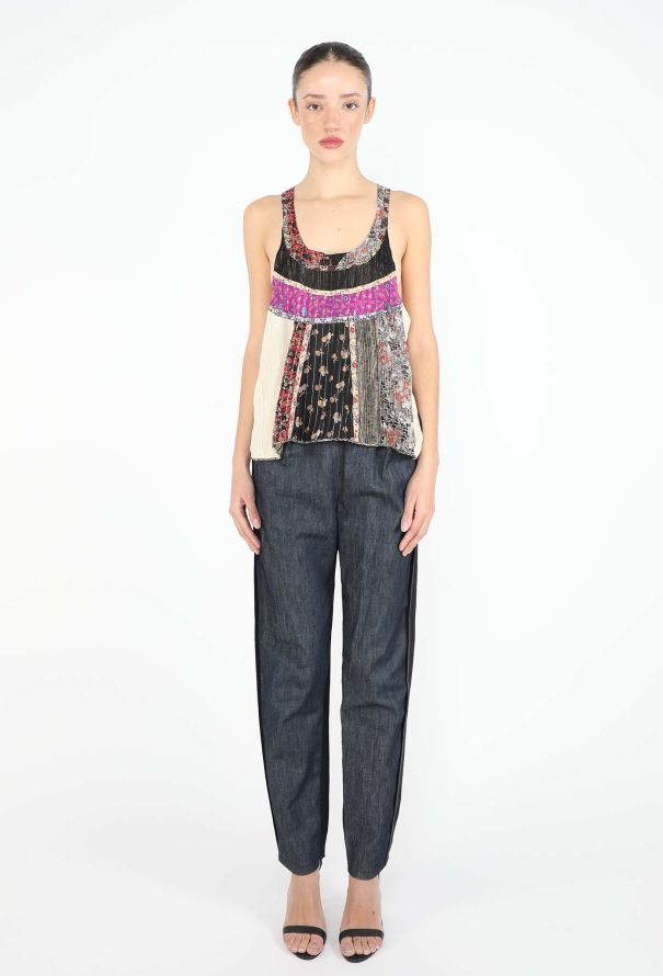 Balenciaga ICONIC S/S 2002 Le Dix Patchwork Top - 3