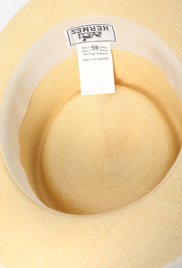 Hermès Classic Straw Panama Hat - 4