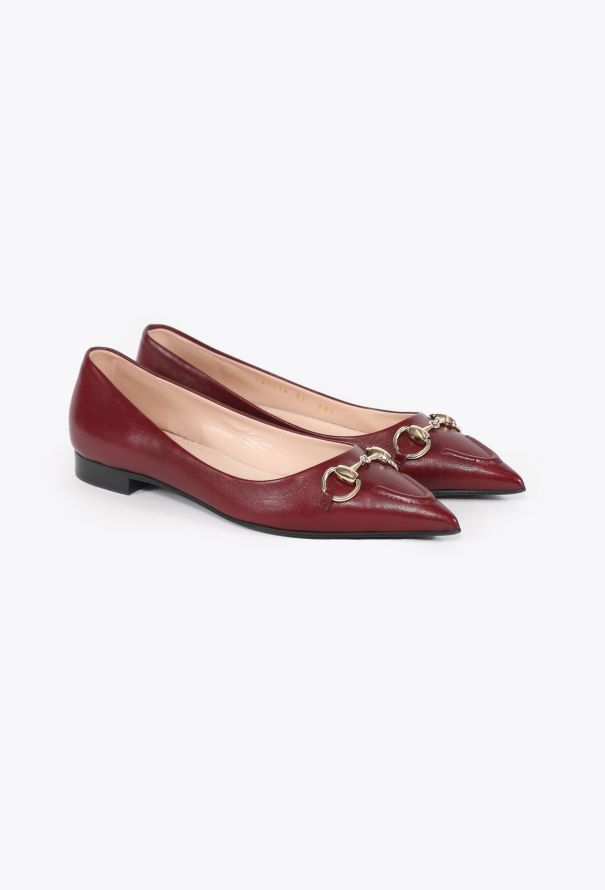 Gucci Erin Leather Horsebit Flats, 2024 - 3