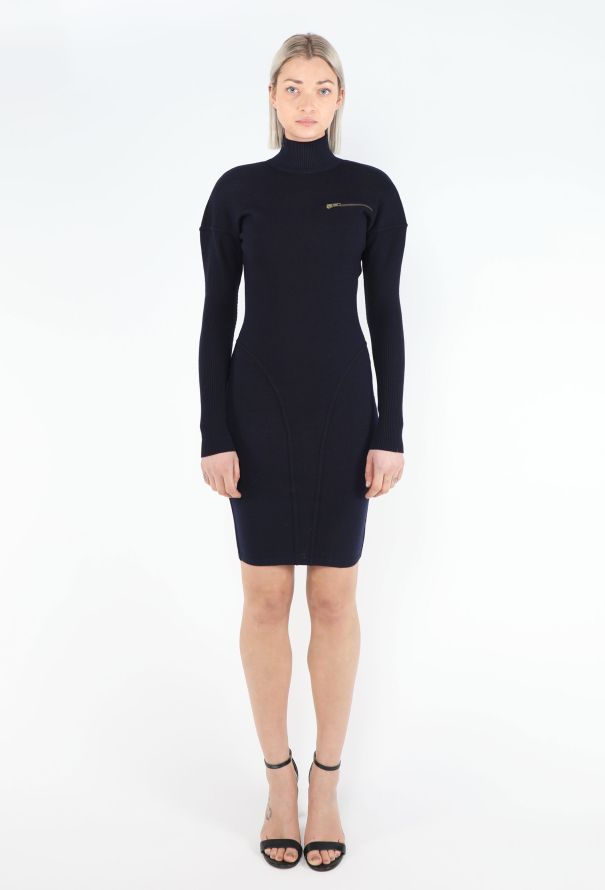 Alaïa F/W 1986 Bodycon Zip Dress - 1