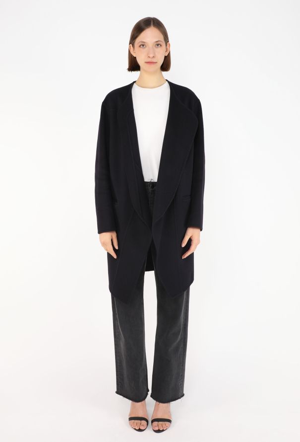 Céline Cocoon Wrap Coat - 1