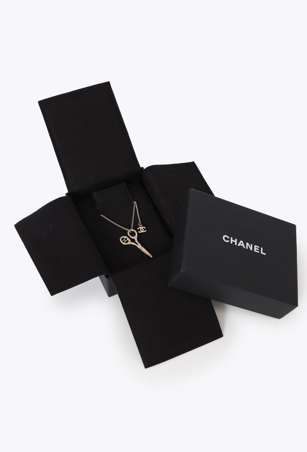 Chanel 2022 Embellished Scissor Necklace - 2 Chanel 2022 Embellished Scissor Necklace - 2
