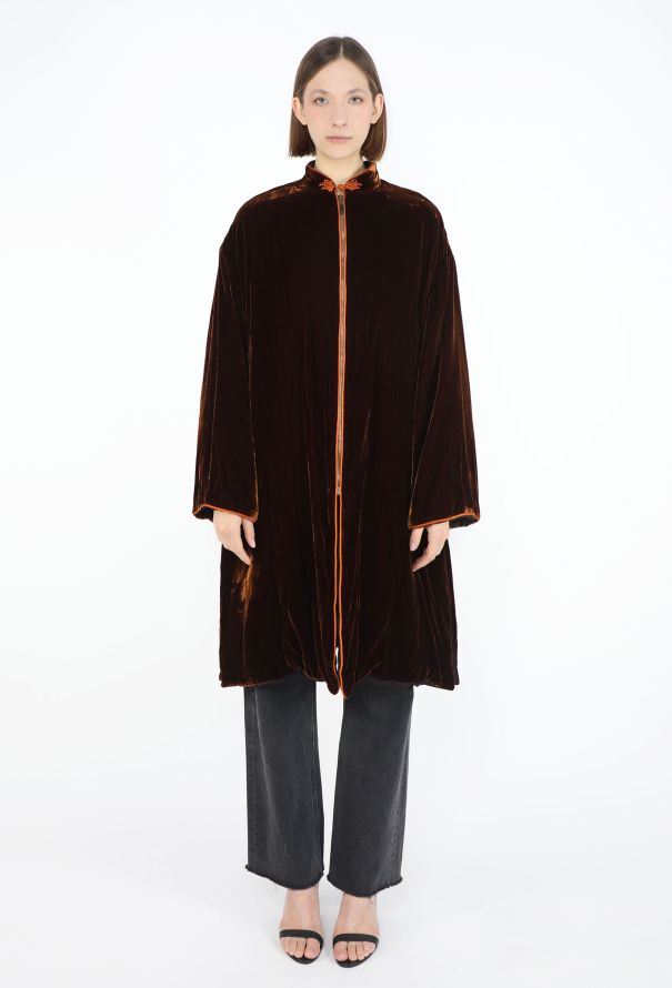 Jean Paul Gaultier '90s Velvet Passementerie Opera Coat - 1