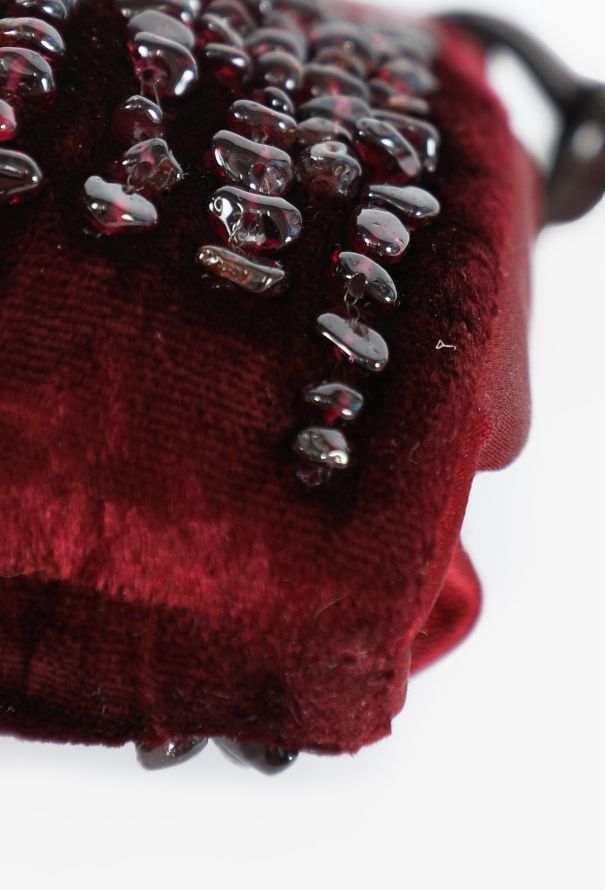 Gucci Embellished Velvet Clutch, 1999 - 10