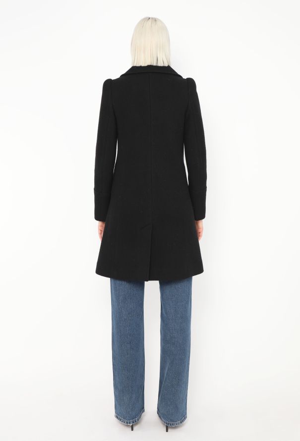 Chloé Tailored A-Line Peacoat - 4