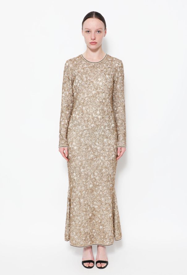 Chanel Pre-Fall 2019 Embroidered Tinsel Dress - 1