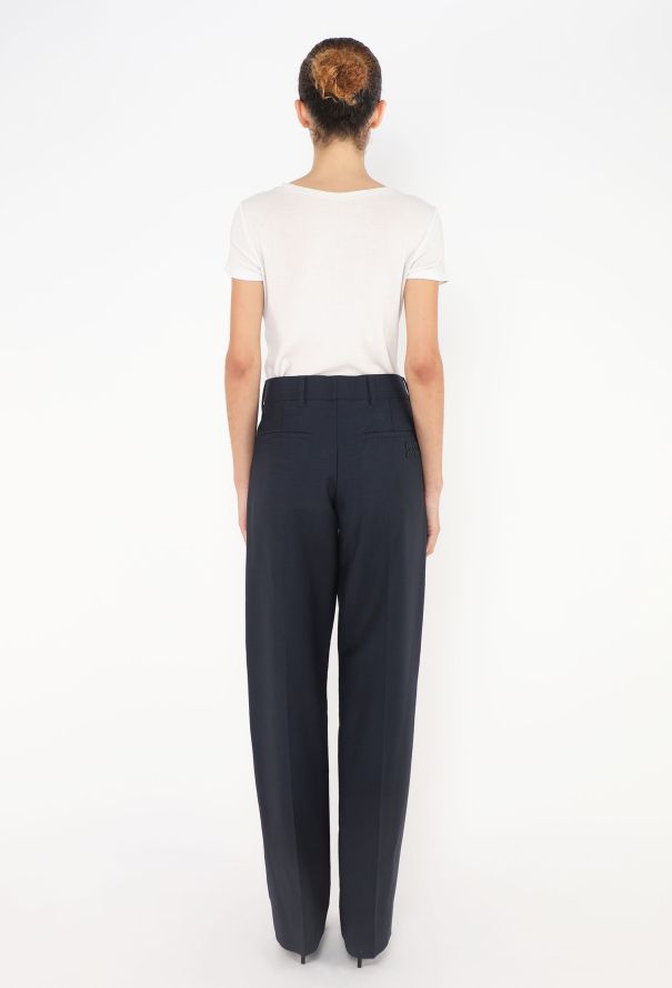 Miu Miu S/S 2025 Mohair Crepe Trouser - 6 Miu Miu S/S 2025 Mohair Crepe Trouser - 6