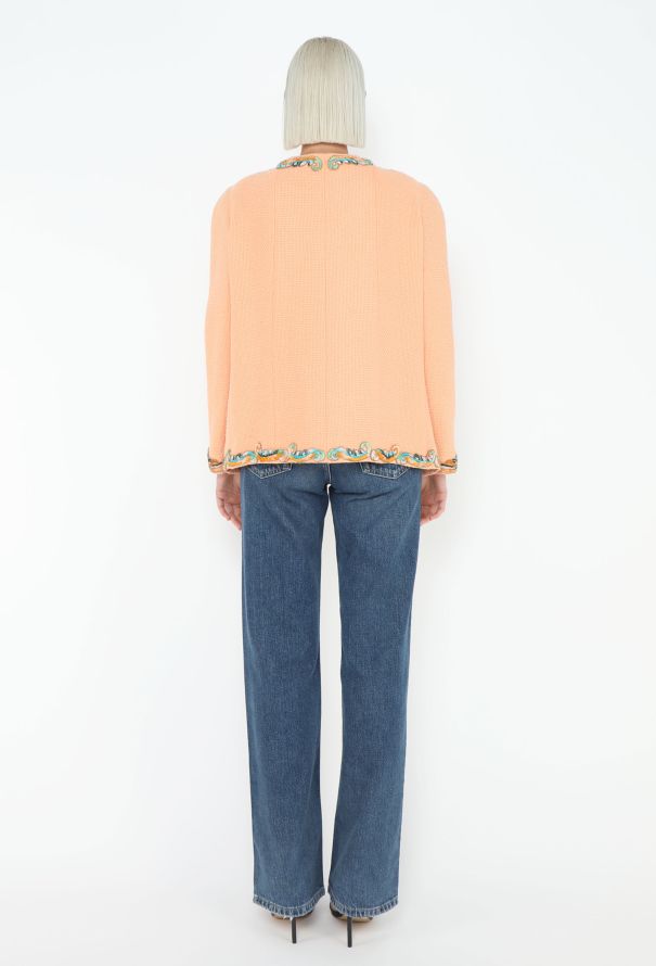 Chanel Early '90s Embroidered Tweed Jacket - 5 Chanel Early '90s Embroidered Tweed Jacket - 5