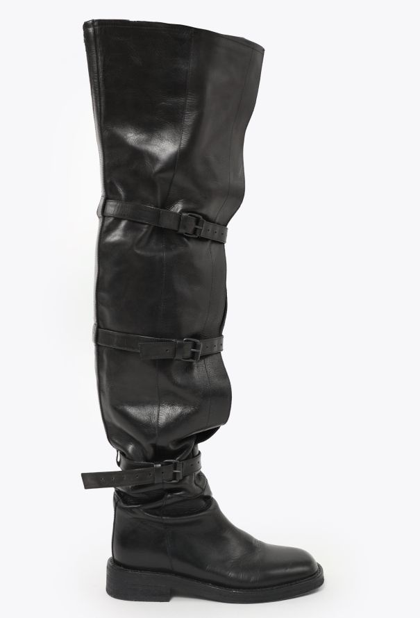Ann Demeulemeester F/W 2018 Buckled Leather Boots - 1