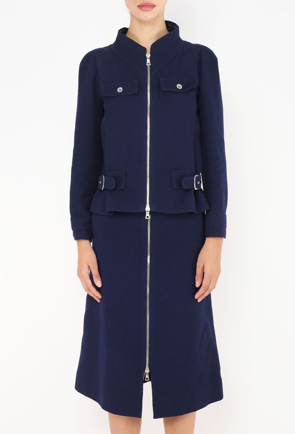 Courrèges '70s Utility Zip Skirt Ensemble - 5