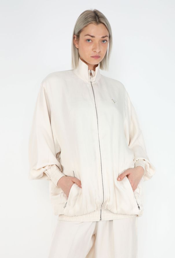 Prada 2023 Silk Oversized Track Ensemble - 5