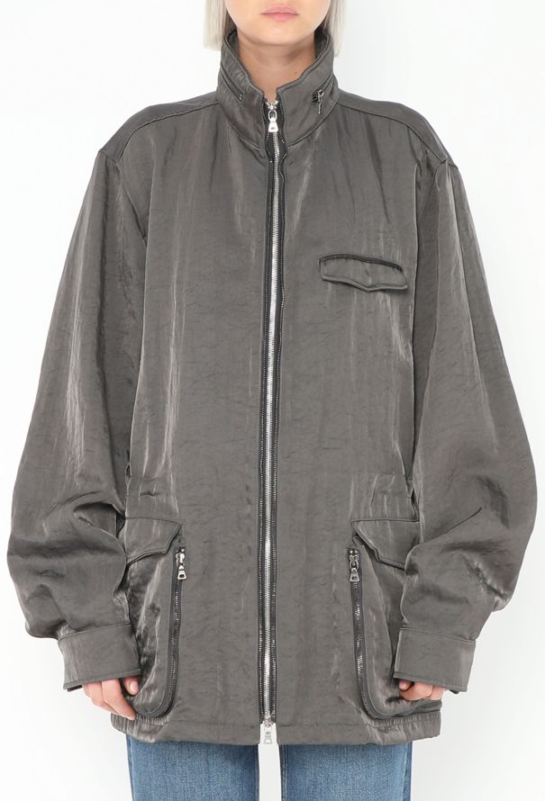 Prada Nylon Zip Parka Jacket - 2