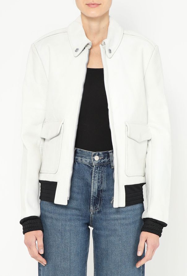 Balenciaga 2011 Leather Bomber Jacket - 4 Balenciaga 2011 Leather Bomber Jacket - 4