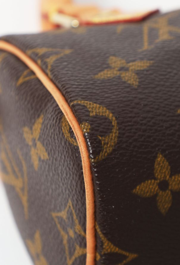 Nano speedy / mini hl crossbody bag Louis Vuitton Brown in Cotton