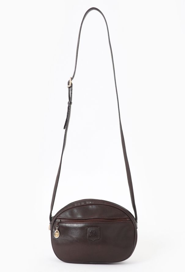 Céline Brown '70s Triomphe Shoulder Bag - 1