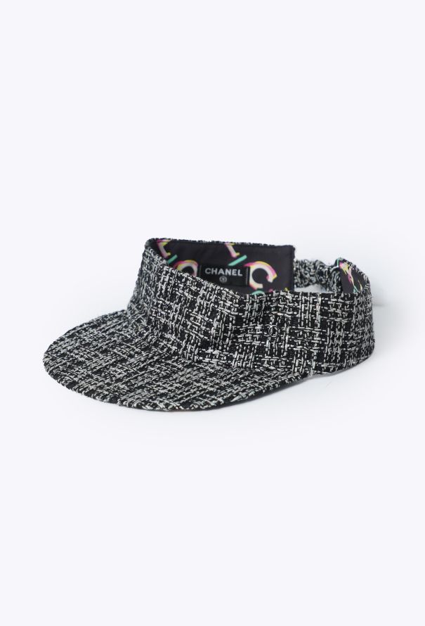 Chanel 2019 Tweed Reversible Visor - 2