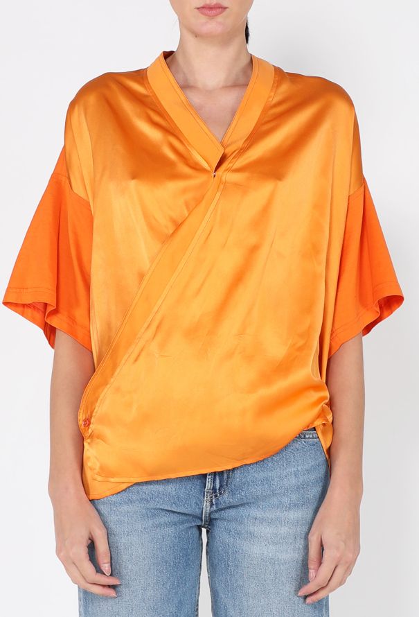 Gianfranco Ferré Silk Wrap Top & Suede Trouser Ensemble, 1980s - 3