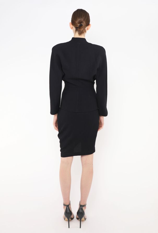 Thierry Mugler Late '80s Asymmetrical Knotted Ensemble - 5