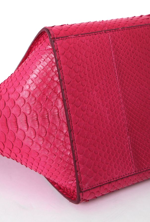 Céline Fuchsia Python Trapeze Bag - 9 Céline Fuchsia Python Trapeze Bag - 9