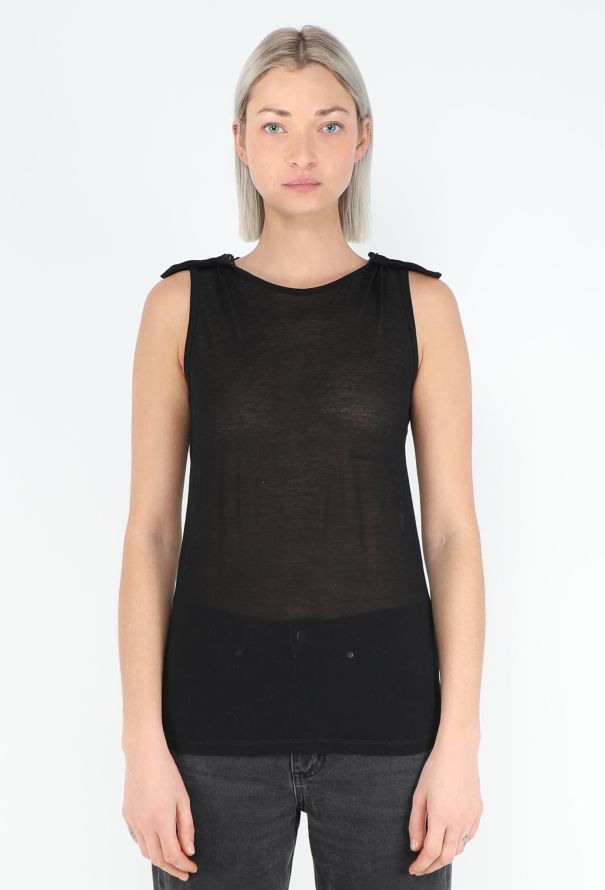 Helmut Lang F/W 1999 Hybrid Hooded Tank - 1